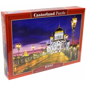 Castorland (C-103355) - "Cathedral of Christ the Saviour, Moscow" - 1000 brikker puslespil