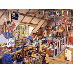 Ravensburger (19272) - "Grandma's Attic" - 1000 brikker puslespil