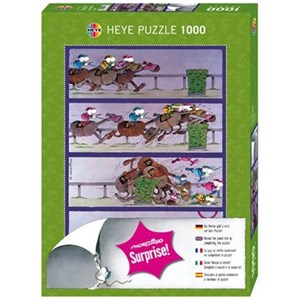 Heye (29173) - Guillermo Mordillo: "Surprise! Horses" - 1000 brikker puslespil