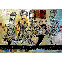 Heye (29418) - Aaron Kraten: "Girls / Filles" - 1000 brikker puslespil