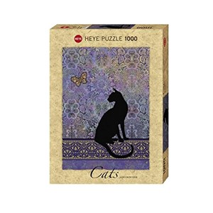 Heye (29534) - Jane Crowther: "Cats Silhouette" - 1000 brikker puslespil