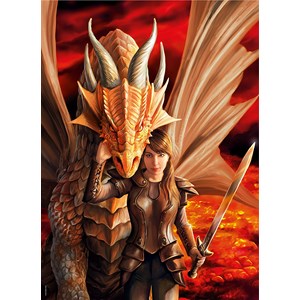 Clementoni (39464) - Anne Stokes: "Inner Strength" - 1000 brikker puslespil
