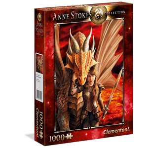 Clementoni (39464) - Anne Stokes: "Inner Strength" - 1000 brikker puslespil