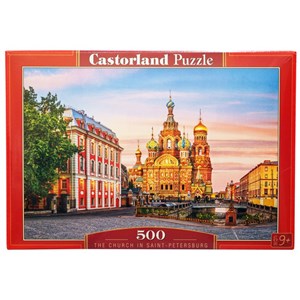 Castorland (B-52257) - "The Church In Saint-Petersburg" - 500 brikker puslespil