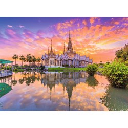 Ravensburger (14649) - "Wat Thai, Thailand" - 500 brikker puslespil