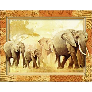 Ravensburger (14893) - "African Giant" - 500 brikker puslespil
