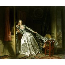 Step Puzzle (83205) - Jean-Honoré Fragonard: "The Stolen Kiss" - 1500 brikker puslespil