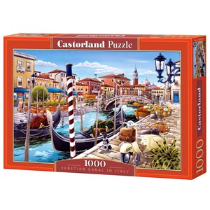 Castorland (C-103058) - "Venetian Canal in Italy" - 1000 brikker puslespil