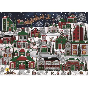 Ravensburger (19444) - "Americana Christmas" - 1000 brikker puslespil