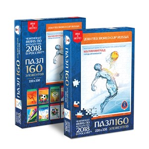 Origami (03839) - "Kaliningrad, official poster, FIFA World Cup 2018" - 160 brikker puslespil