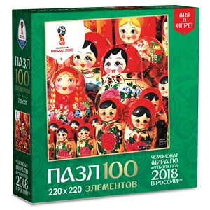 Origami (03804) - "Matryoshka family" - 100 brikker puslespil