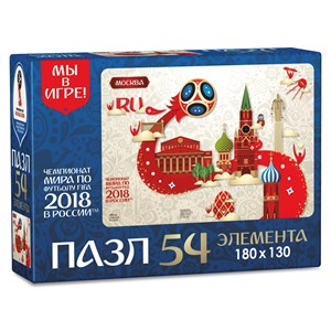 Origami (03769) - "Moscow, Host city, FIFA World Cup 2018" - 54 brikker puslespil