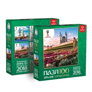 Origami (03794) - "Kazan, Host city, FIFA World Cup 2018" - 100 brikker puslespil