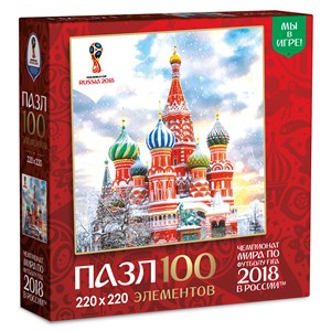 Origami (03795) - "Moscow, Host city, FIFA World Cup 2018" - 100 brikker puslespil