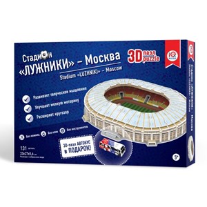 IQ 3D Puzzle (16546) - "Stadium Luzhniki, Moscow" - 131 brikker puslespil