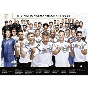 Ravensburger (19856) - "FIFA World Cup 2018 - Germany Team" - 1000 brikker puslespil