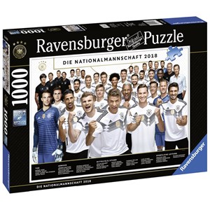 Ravensburger (19856) - "FIFA World Cup 2018 - Germany Team" - 1000 brikker puslespil