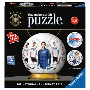 Ravensburger (11845) - "FIFA World Cup 2018 - Germany Team" - 72 brikker puslespil