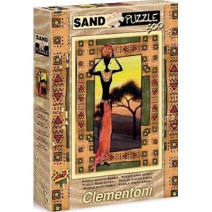 Clementoni (30353) - "Sand Etnic" - 500 brikker puslespil