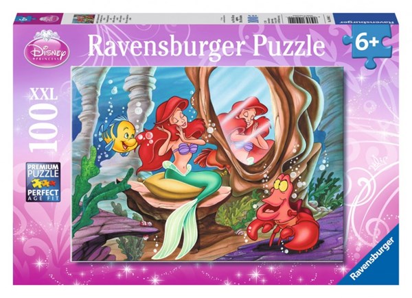 Ravensburger (10914) - "Disney Princess Ariel" - 100 brikker puslespil