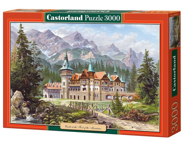 Castorland (C-300099) - "Castle at The Foot of The Mountains" - 3000 brikker puslespil