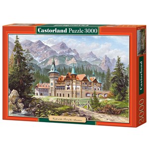 Castorland (C-300099) - "Castle at The Foot of The Mountains" - 3000 brikker puslespil