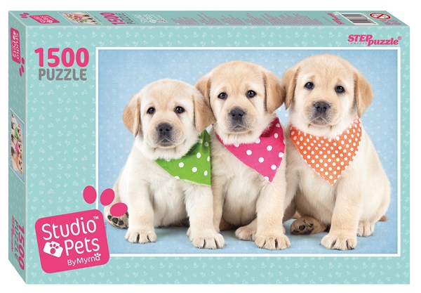 Step Puzzle (83300) - "Studio Pets By Myrna" - 1500 brikker puslespil
