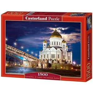 Castorland (C-150533) - "Cathedral of Christ the Saviour, Russia" - 1500 brikker puslespil