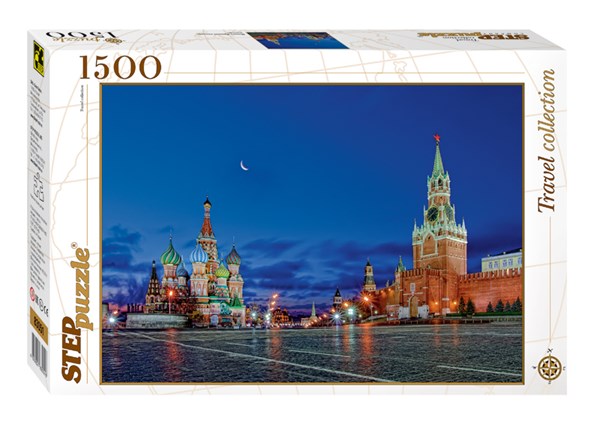 Step Puzzle (83051) - "Red Square, Moscow" - 1500 brikker puslespil