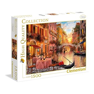 Clementoni (31668) - "Venedig" - 1500 brikker puslespil