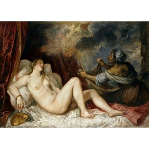 Step Puzzle (83206) - Titian (Tiziano Vecelli): "Danaë" - 1500 brikker puslespil