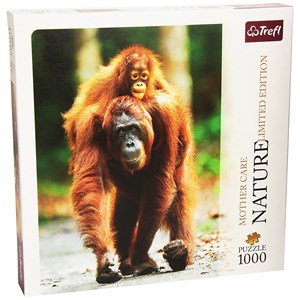 Trefl (10514) - "Orangutan, Indonesia" - 1000 brikker puslespil