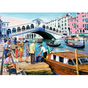 Ravensburger (19476) - "Vintage Venice" - 1000 brikker puslespil