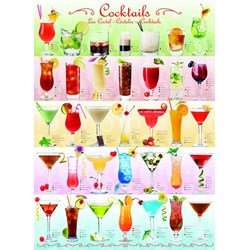 Eurographics (6000-0588) - "Cocktails" - 1000 brikker puslespil