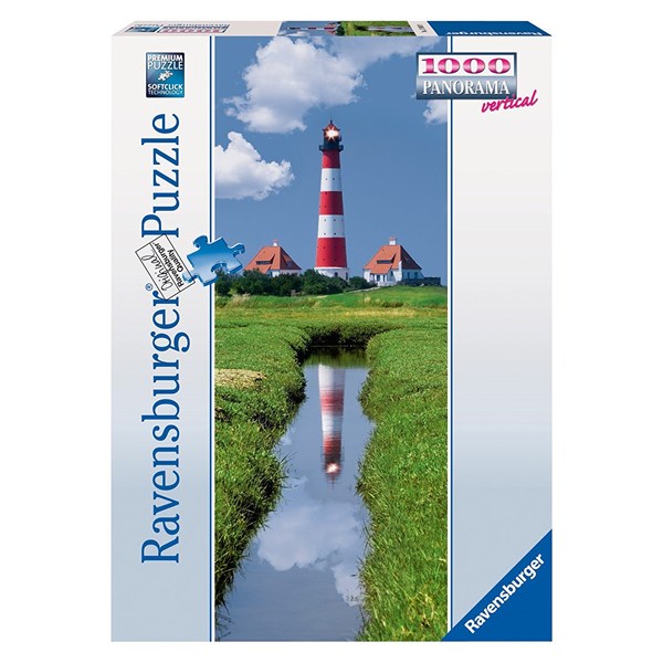 Ravensburger (15093) - "Westerhever Lighthouse" - 1000 brikker puslespil