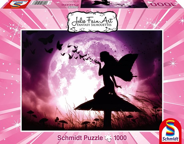Schmidt Spiele (59516) - Julie Fain: "Butterfly Lass" - 1000 brikker puslespil
