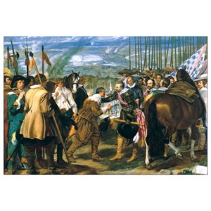 Educa (13433) - Diego Velázquez: "The Surrender of Breda" - 10000 brikker puslespil