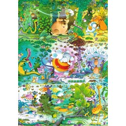 Heye (29187) - Guillermo Mordillo: "Wildlife" - 1500 brikker puslespil