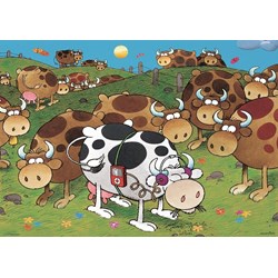 Heye (29410) - Guillermo Mordillo: "iCow" - 1000 brikker puslespil