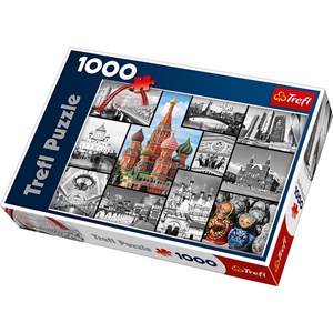 Trefl (10380) - "Moscow Collage" - 1000 brikker puslespil