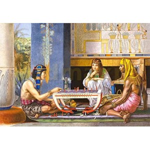 Castorland (C-102778) - Lawrence Alma-Tadema: "Egyptian Chess Players" - 1000 brikker puslespil