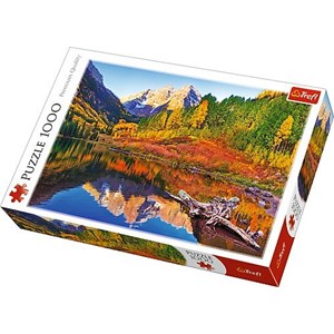 Trefl (10353) - "Maroon Lake Aspen" - 1000 brikker puslespil