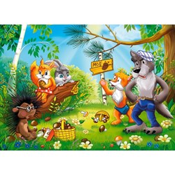 Castorland (B-26336) - "Who owns сonifer cones in the forest?" - 260 brikker puslespil