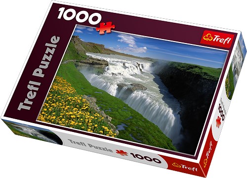 Trefl (10314) - "Golden Falls, Iceland" - 1000 brikker puslespil