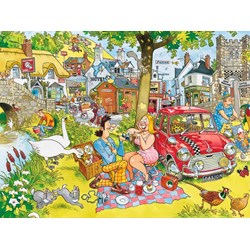 Jumbo (19155) - "Wasgij Destiny Retro 2, The Proposal" - 1000 brikker puslespil