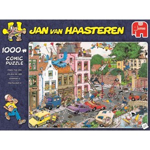 Jumbo (19069) - Jan van Haasteren: "Fredag d. 13" - 1000 brikker puslespil