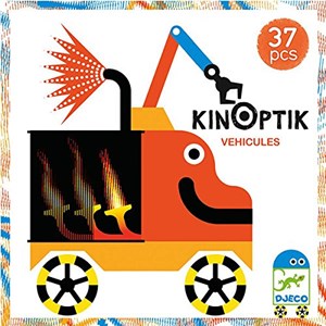 Djeco (05601) - "Kinoptik Vehicles" - 37 brikker puslespil