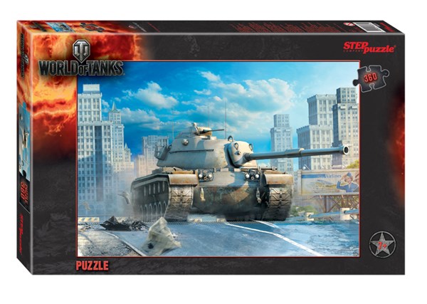 Step Puzzle (96031) - "World of Tanks, Stellung halten" - 360 brikker puslespil