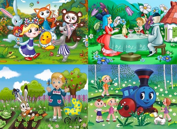 Castorland (B-PU04167) - "Soyuzmultfilm" - 8 12 15 20 brikker puslespil