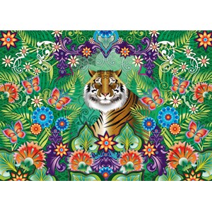 Schmidt Spiele (59588) - Catalina Estrada: "Bengal Tiger" - 1000 brikker puslespil